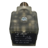 Conector de Válvula de Solenoide VAD 1A-1-3-M12-5 - Cabo Eletro