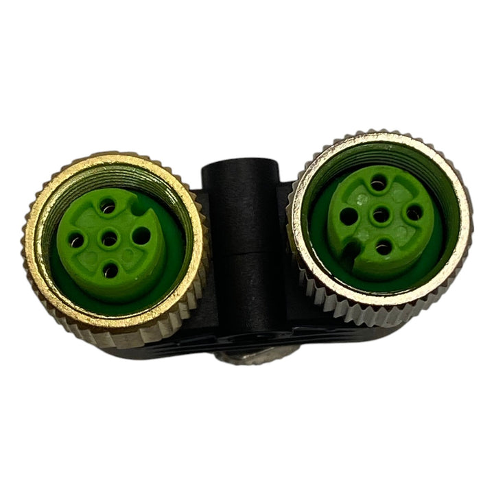 Conector Macho m12 / 2x Fêmea M12 Murr 7000-41121 - Cabo Eletro