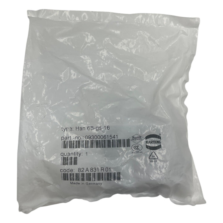 Conector Harting HAN 6B-GS-16 - Cabo Eletro
