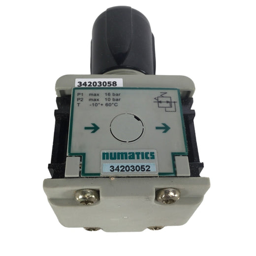 Regulador de pressão Druckregler Numatics 34203058 10-16 Bar - Cabo Eletro
