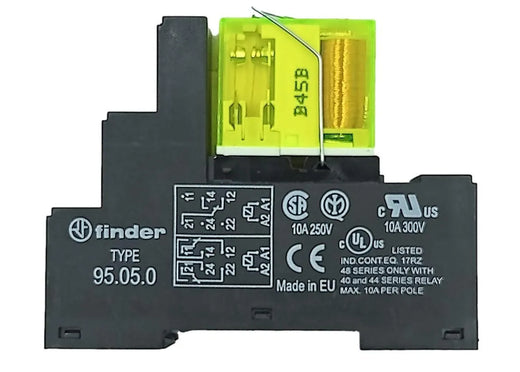 Relé de Interface Finder 48.12.024.1002 8A 24vdc - Cabo Eletro