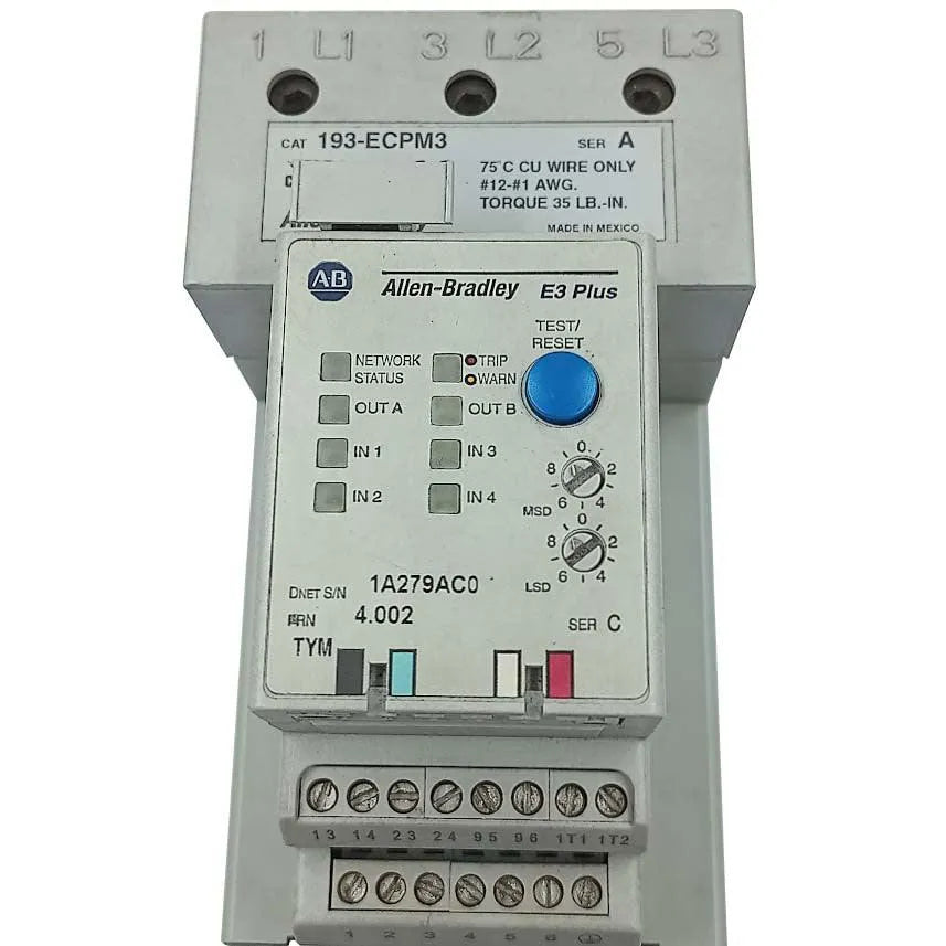 Relé de Sobrecarga Allen Bradley 193-EC2EE C (Usado) - Cabo Eletro