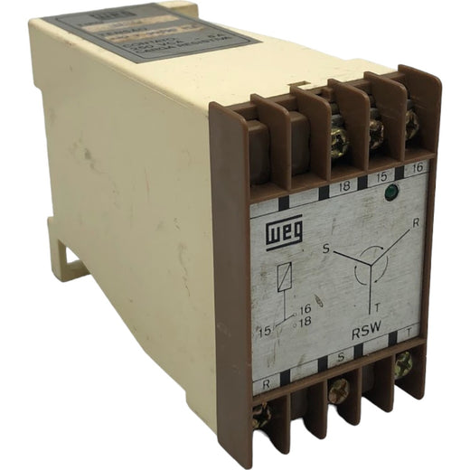 Relé Sequência de Fase WEG RSW 220v 50/60Hz 250vcA - 5A - Cabo Eletro