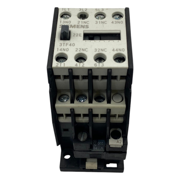 Contator Siemens 3TF40 22-0X 220V 50/60Hz 2NA+2NF - Cabo Eletro