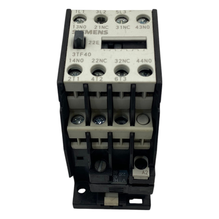 Contator Siemens 3TF40 22-0X 220V 50/60Hz 2NA+2NF - Cabo Eletro