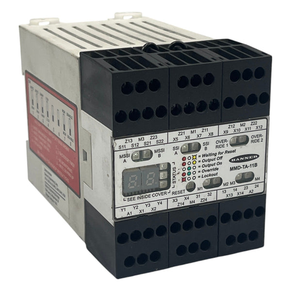 Relé de Segurança Banner MMD-TA-11B 24v 300mA - Cabo Eletro