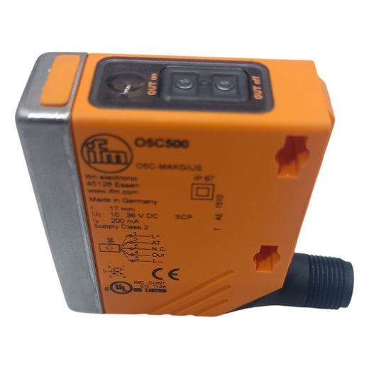 Sensor de Cores IFM O5C500 10-30VDC 200mA - Cabo Eletro