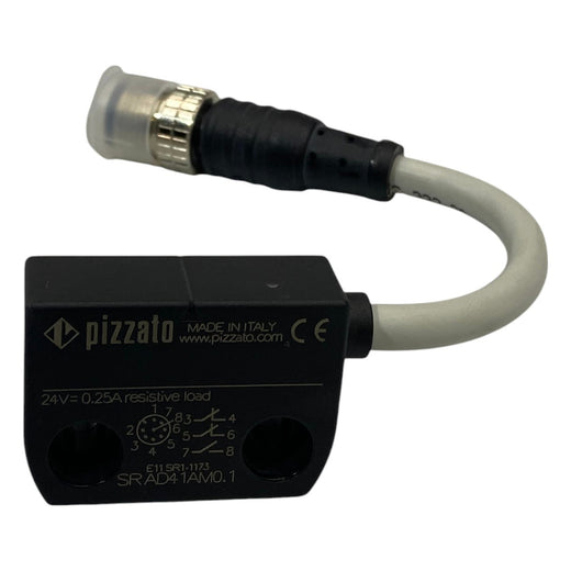 Sensor de Segurança Magnético Pizzato SRADA41AM0.1 24v 0.25A - Cabo Eletro