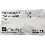 Sensor Indutivo Pepperl Fuchs NBB10-30GM50-E0 10-30vdc 200mA - Cabo Eletro