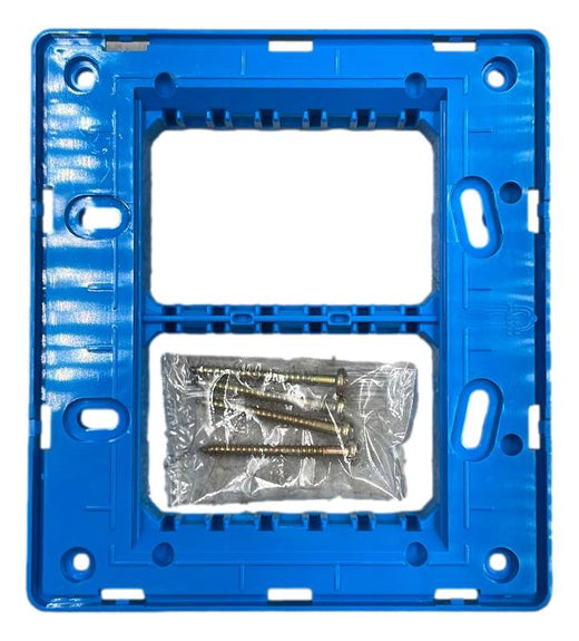 Suporte 4x4 6M Azul ABB N1673.9 2CLA167390N2004S KIT 3 Peças - Cabo Eletro
