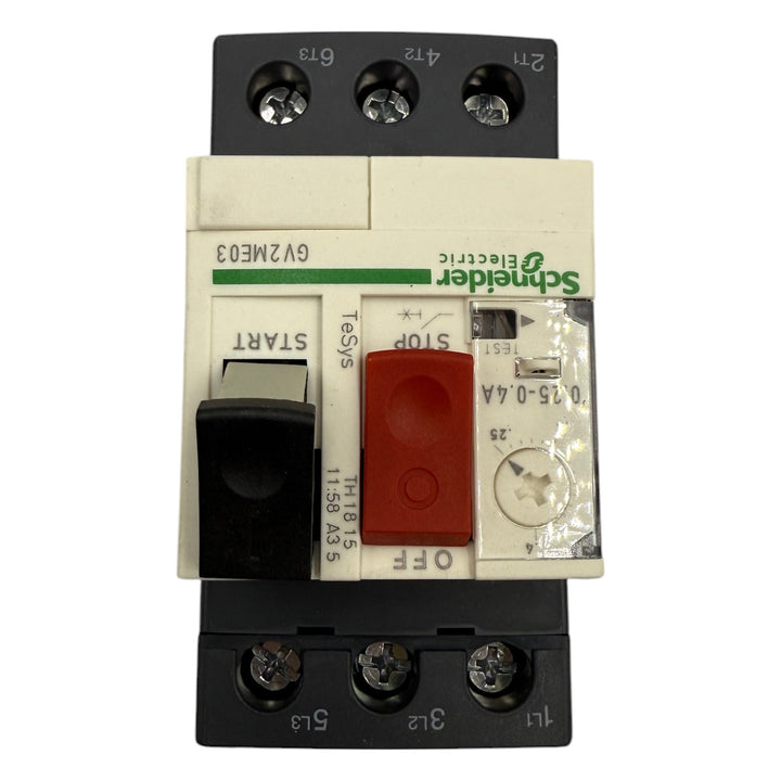 Disjuntor Motor Schneider GV2ME03 0,25-0,40A - Cabo Eletro