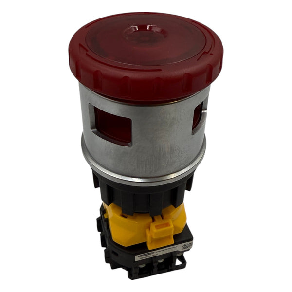 Botão emergência Banner SSA-EB1ML1P-22 44mm 2NA+2NF LED 24v - Cabo Eletro