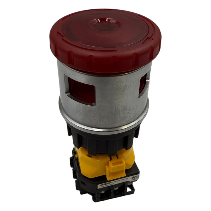 Botão emergência Banner SSA-EB1ML1P-22 44mm 2NA+2NF LED 24v - Cabo Eletro