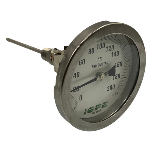 Termometro IOPE 0 A 200 °C DN 106MM HASTE:147mm - Cabo Eletro