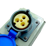 Tomada de Sobrepor Steck 2P+T SP-3206 32A 200/250V 6H - Cabo Eletro