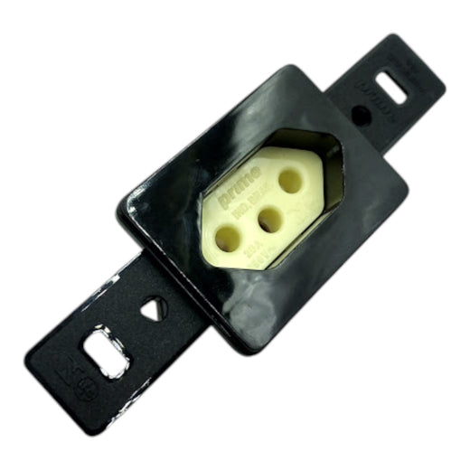 Tomada Vertical Schneider PRM615 2P+T 20A 250v - Cabo Eletro