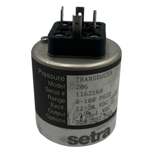 Transdutor de Pressão Industrial SETRA 206 0 a 100Psig - Cabo Eletro