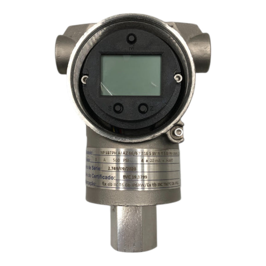 Transmissor de Pressão Sabi NP SBTPH 0 a 500 Psi  4 a 20mA Hart - Cabo Eletro