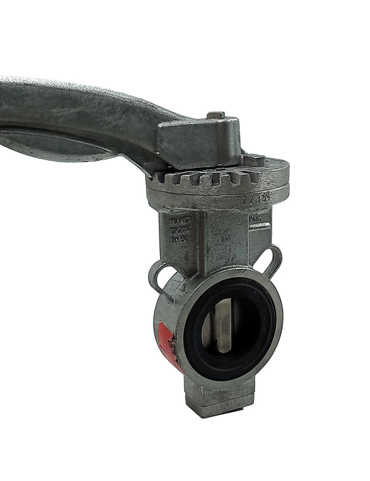 Válvula Borboleta WAREX DKZ 110 DN50 2" 1.0 Bar - Cabo Eletro