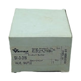 Válvula de Transporte Inox Versa SV-3-316 1/4" NPT - Cabo Eletro