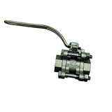 Válvula Esfera Tripartida 1/2''PR CF8M CL300 S1000 - Cabo Eletro