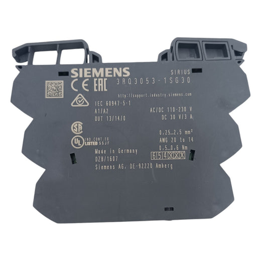 Relé de Interface Siemens 3RQ3053-1SG30 110-230vAC/DC - Cabo Eletro