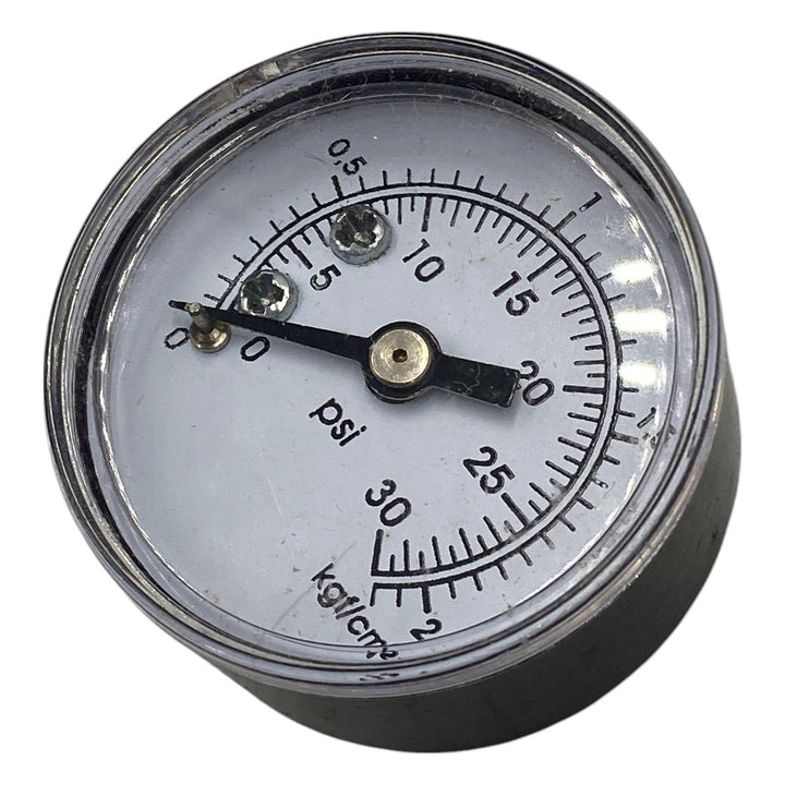 Manômetro DN 40mm 0 a 30Psi x 0 a 2kgf/cm² - Cabo Eletro