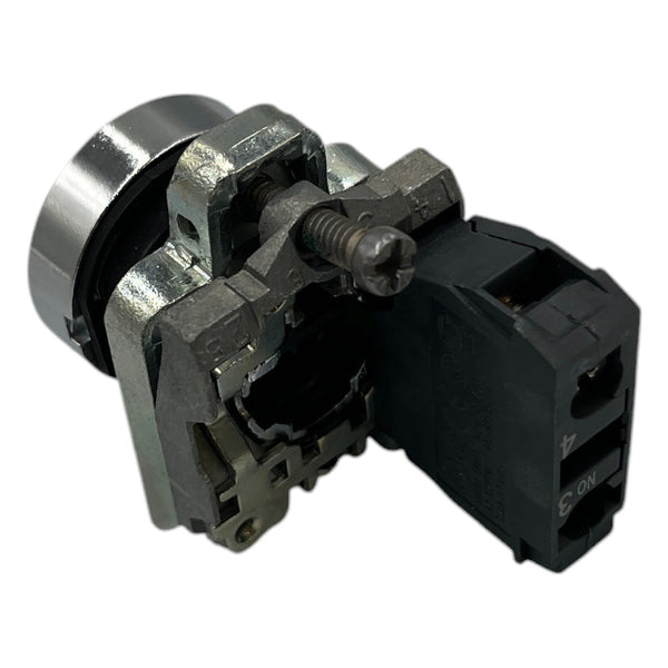 Botão Metálico Preto Telemecanique XB4BA21 22mm 1NA - Cabo Eletro