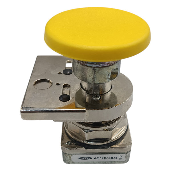 Botão Amarelo Cogumelo 30.5mm Rees 40102-004 - Cabo Eletro