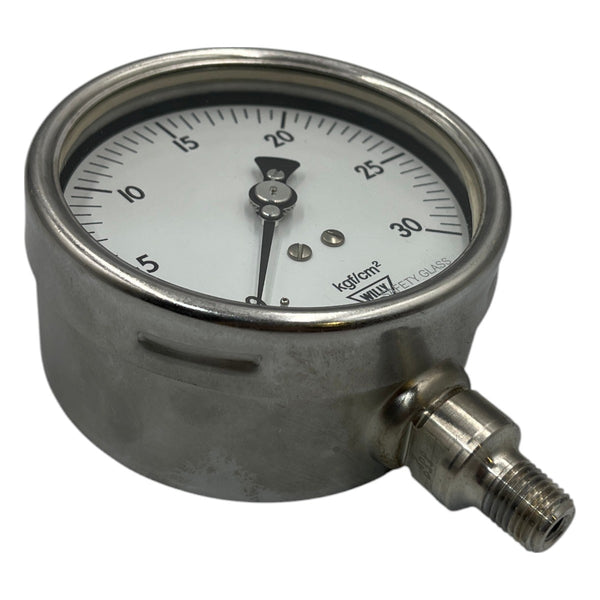 Manômetro Willy DN 110mm 0 a 30kgf/cm² 1/4NPT - Cabo Eletro