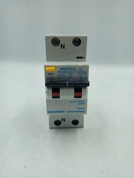 Disjuntor Diferencial Vynckier Ge 1p+n B 20a 30ma - Cabo Eletro