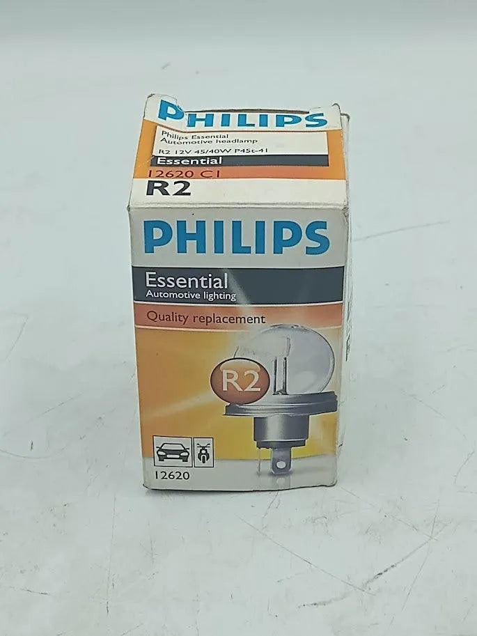 Lâmpada Philips Essential P45T-41 12V 45/40W R2 KIT 2 PEÇAS - Cabo Eletro