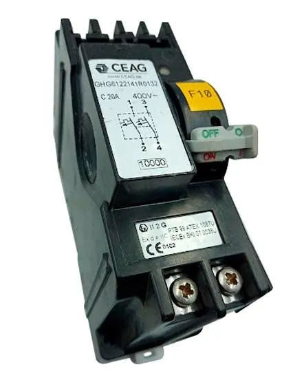 Mini Disjuntor Ceag Ptb 98 Atex 1087u Ghg6122141r 20a 400v. - Cabo Eletro