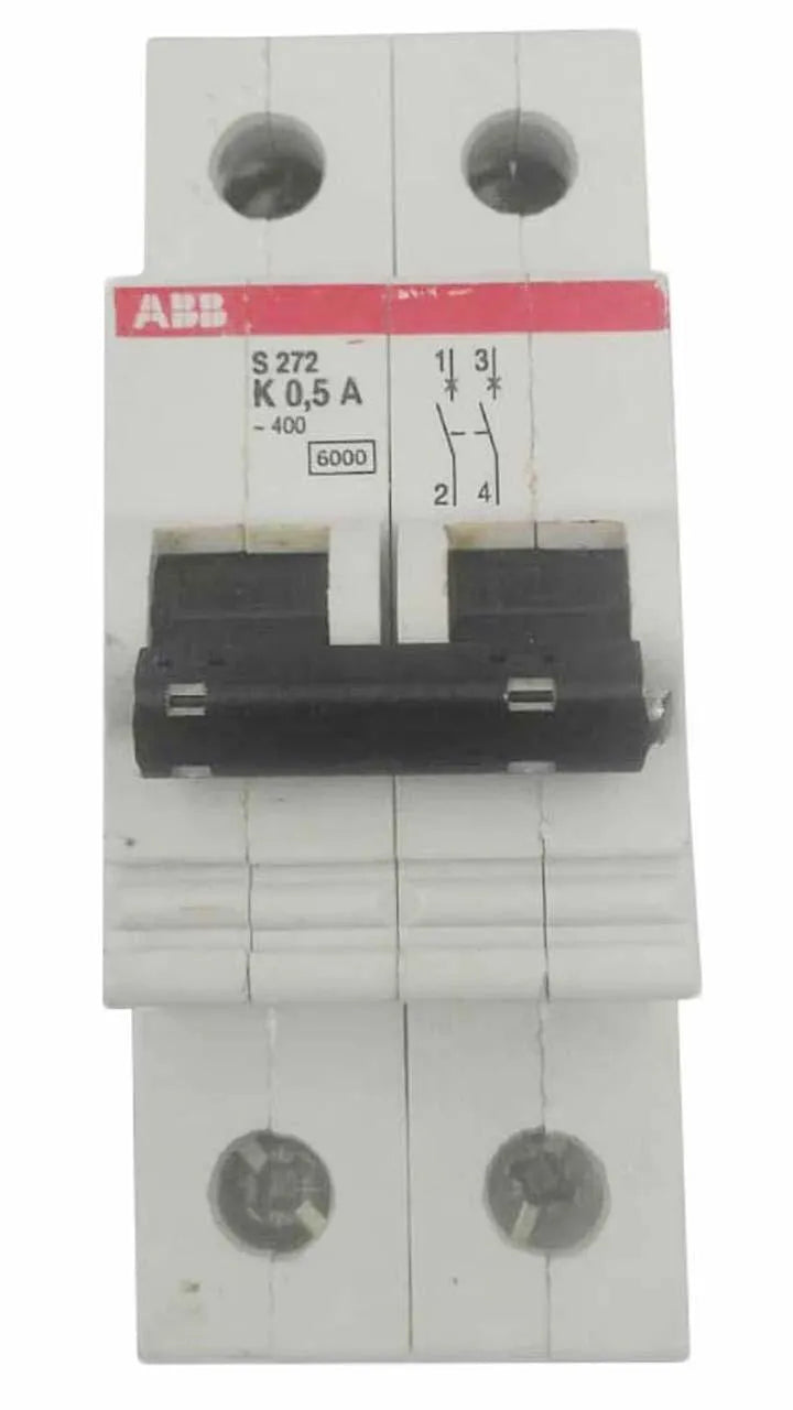 Disjuntor ABB S272 K 0,5A 2P - Cabo Eletro