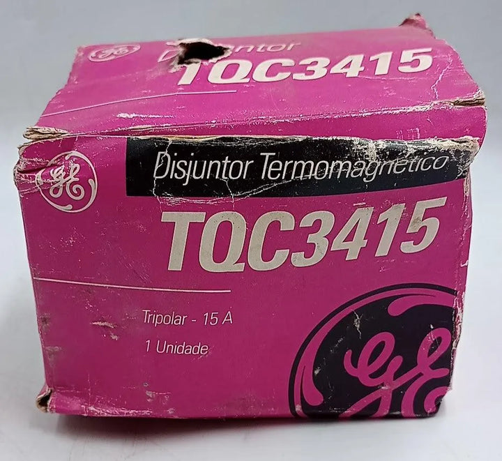 Disjuntor Tripolar Nema GE TQC3415 15A 380v 10kA - Cabo Eletro