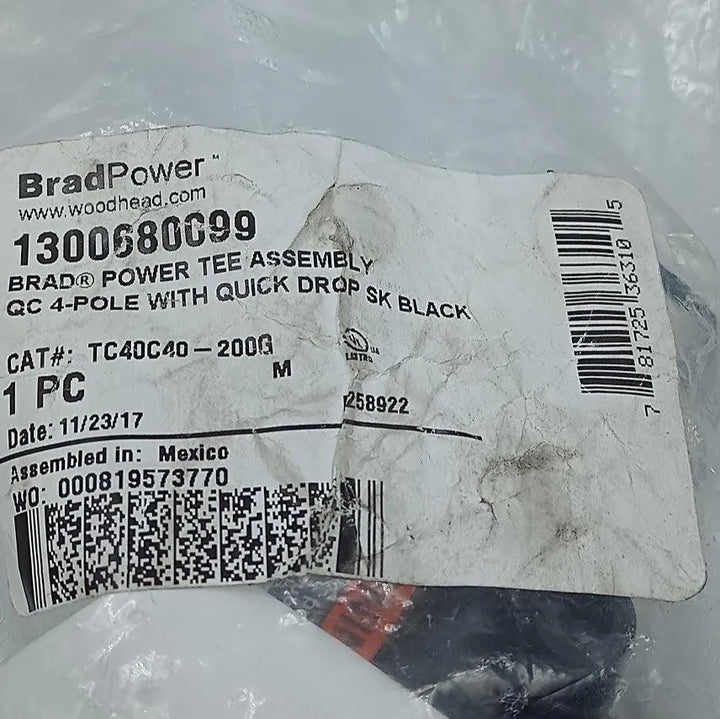 Conector Circular BradPower TC40C40-200G 1300680099 32A - Cabo Eletro