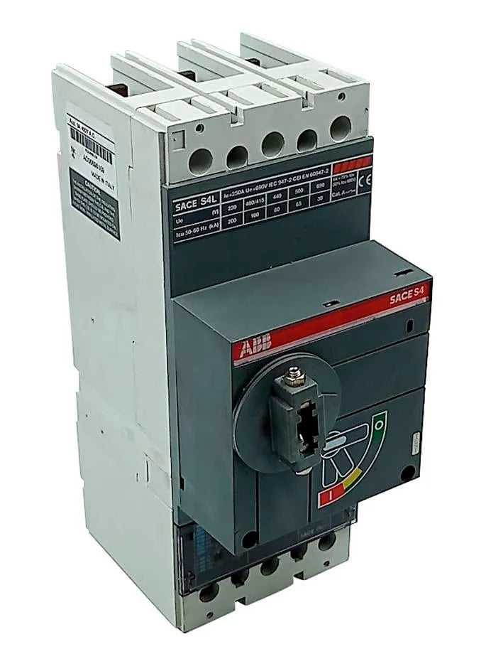 Disjuntor Abb Sace ISOMAX S4 L 250 690V 250A 50/60Hz - Cabo Eletro