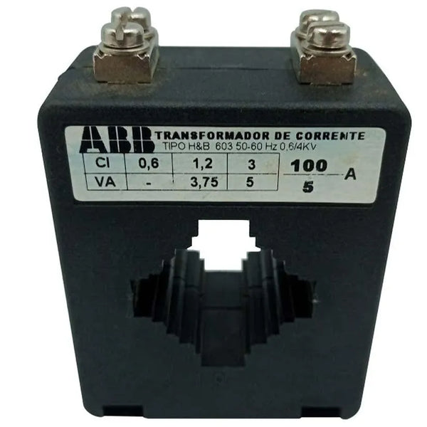 Transformador de Corrente ABB HB 603 100/5A - Cabo Eletro