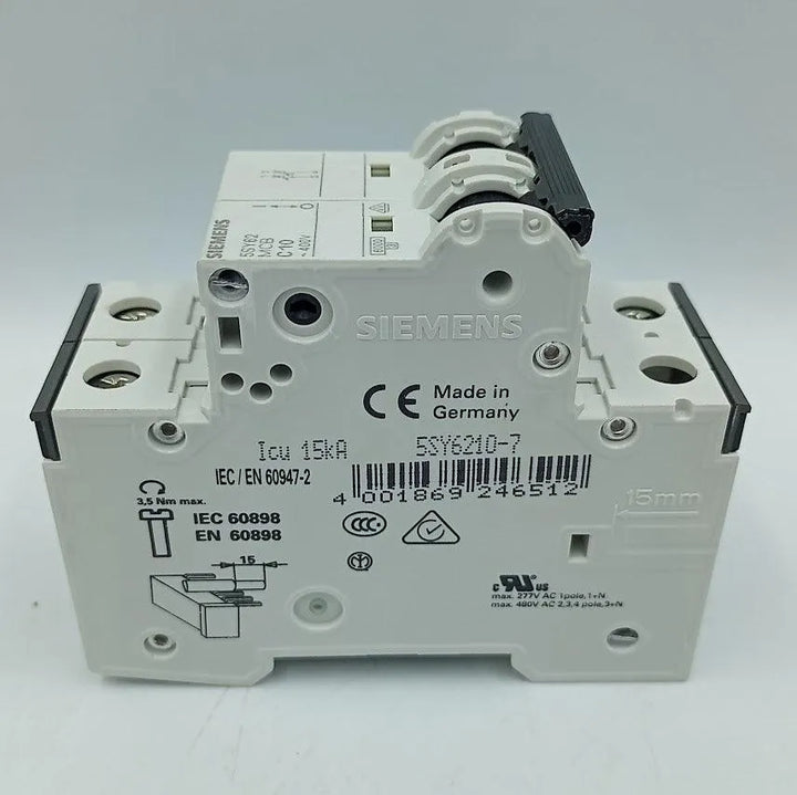 Disjuntor Bipolar Siemens 5SY6 210-7 400v - Cabo Eletro