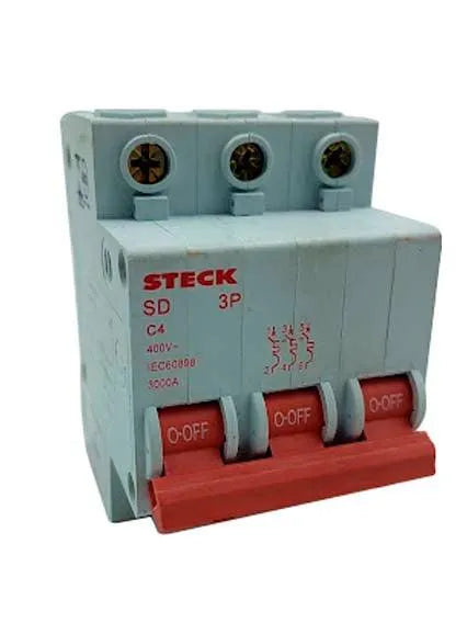 Disjuntor Steck Sd 3 Polos C4 400v - Cabo Eletro