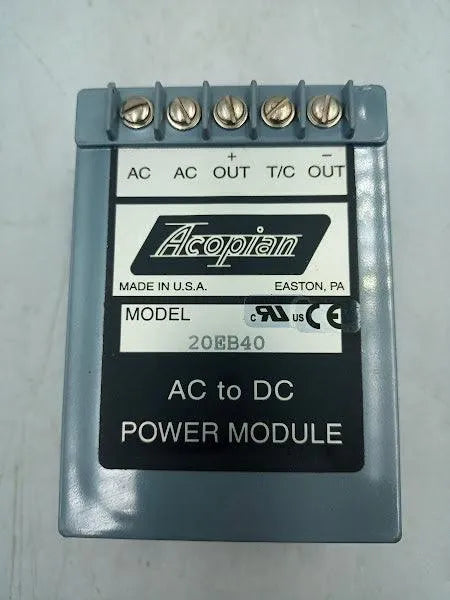 Modulo Controle De Tensão Acopian 20eb40 - Cabo Eletro