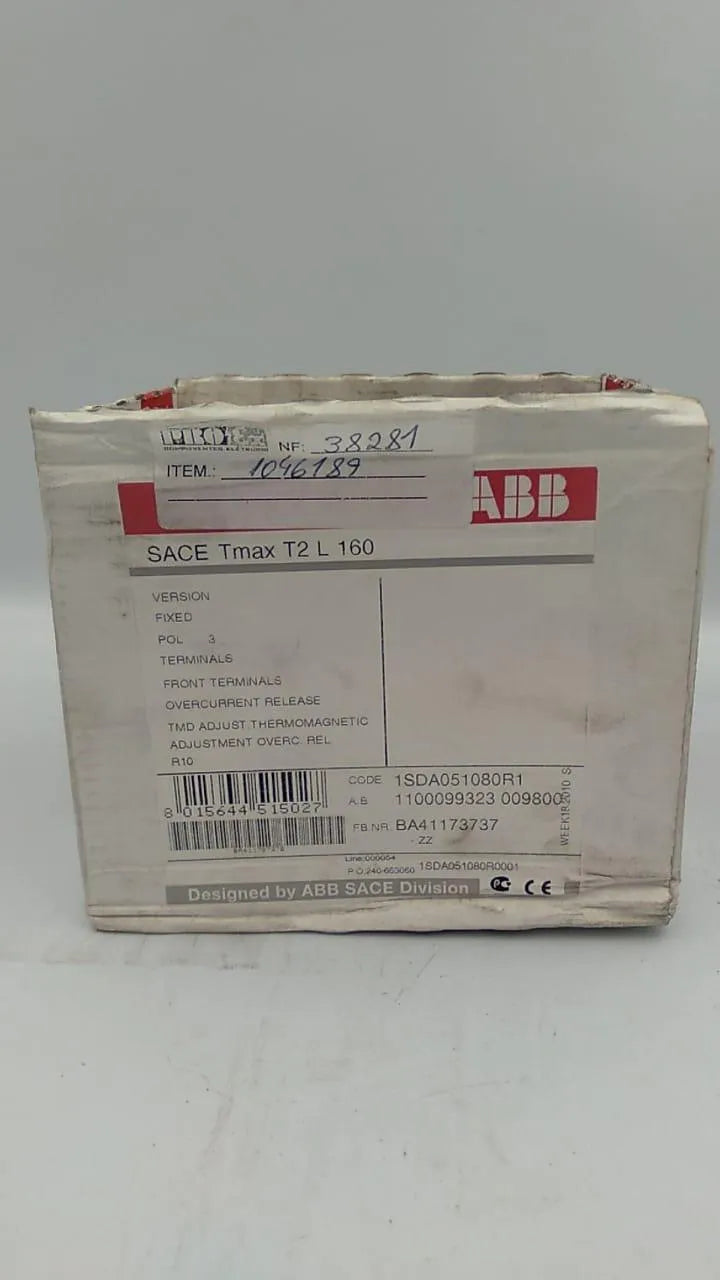 Disjuntor ABB Sace Tmax 160 10A 3P 690v - Cabo Eletro