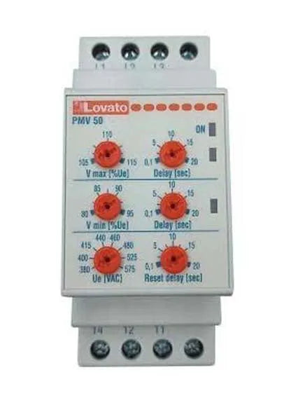 Relé Voltmétrico Lovato 380/575VAC PMV50A575 - Cabo Eletro