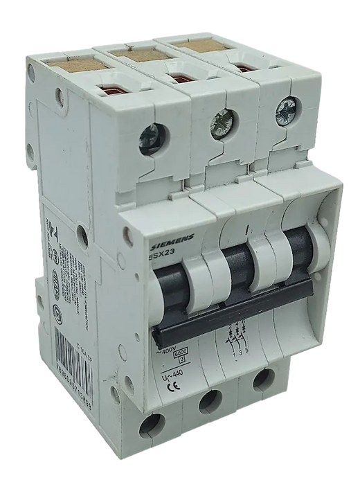 Disjuntor Tripolar Siemens 5SX23 C10 400V - Cabo Eletro