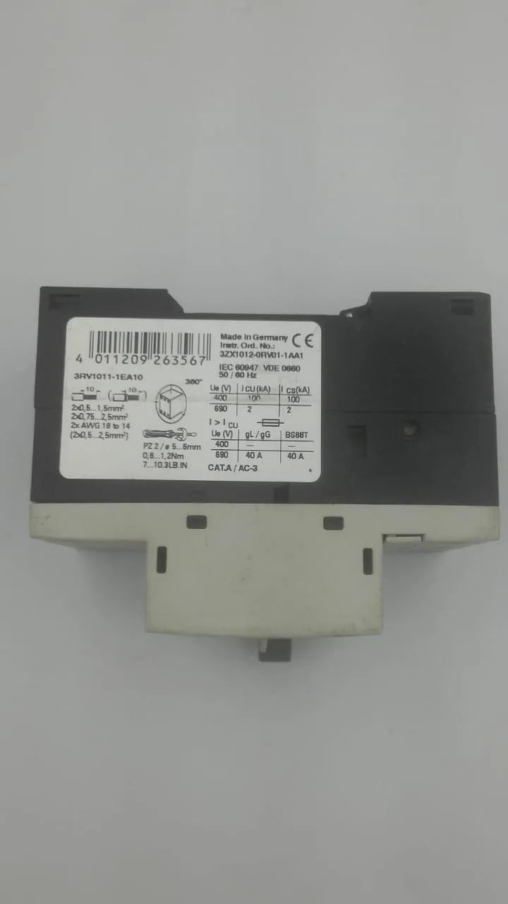 Disjuntor Motor Siemens 690V 40A 3RV1011-1EA10 - Cabo Eletro