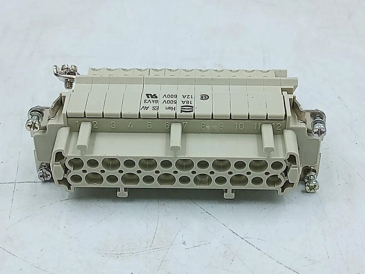 Conector de Distribuição Harting HAN ES AV 16A 600V 6kV - Cabo Eletro