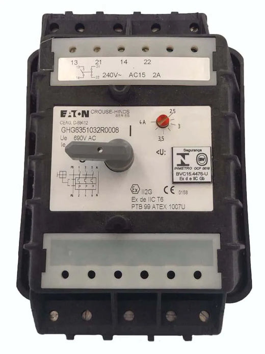 Disjuntor Motor Eaton GHG6351032R0008 2,5-4,0A - Cabo Eletro