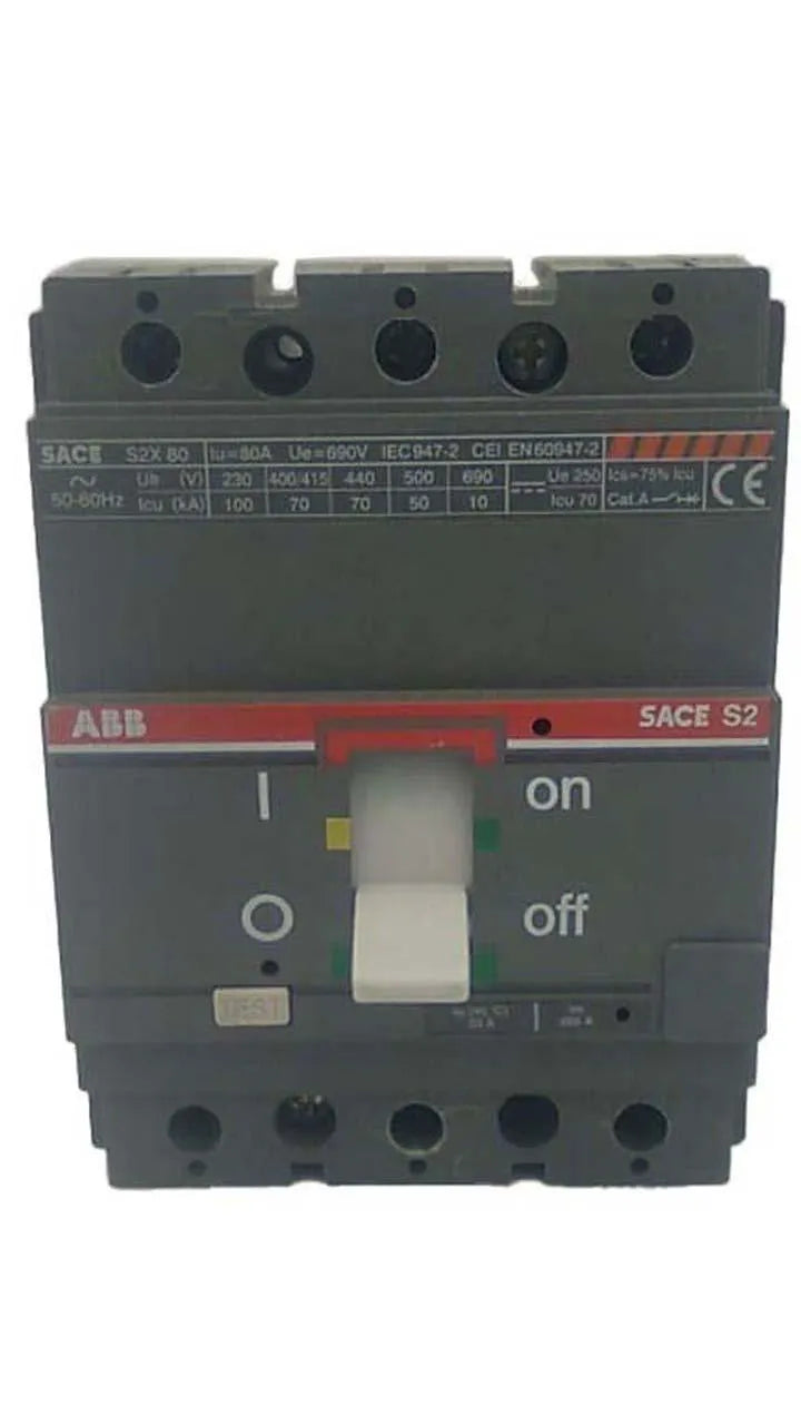 Disjuntor ABB Sace ISOMAX S2 x 80 3P 260A 690v - Cabo Eletro