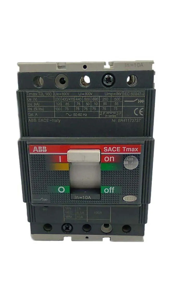 Disjuntor ABB Sace Tmax 160 10A 3P 690v - Cabo Eletro