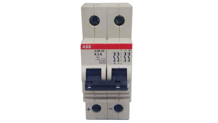 Disjuntor Miniatura ABB S 282 UC K2A 2P 400V 6KA - Cabo Eletro